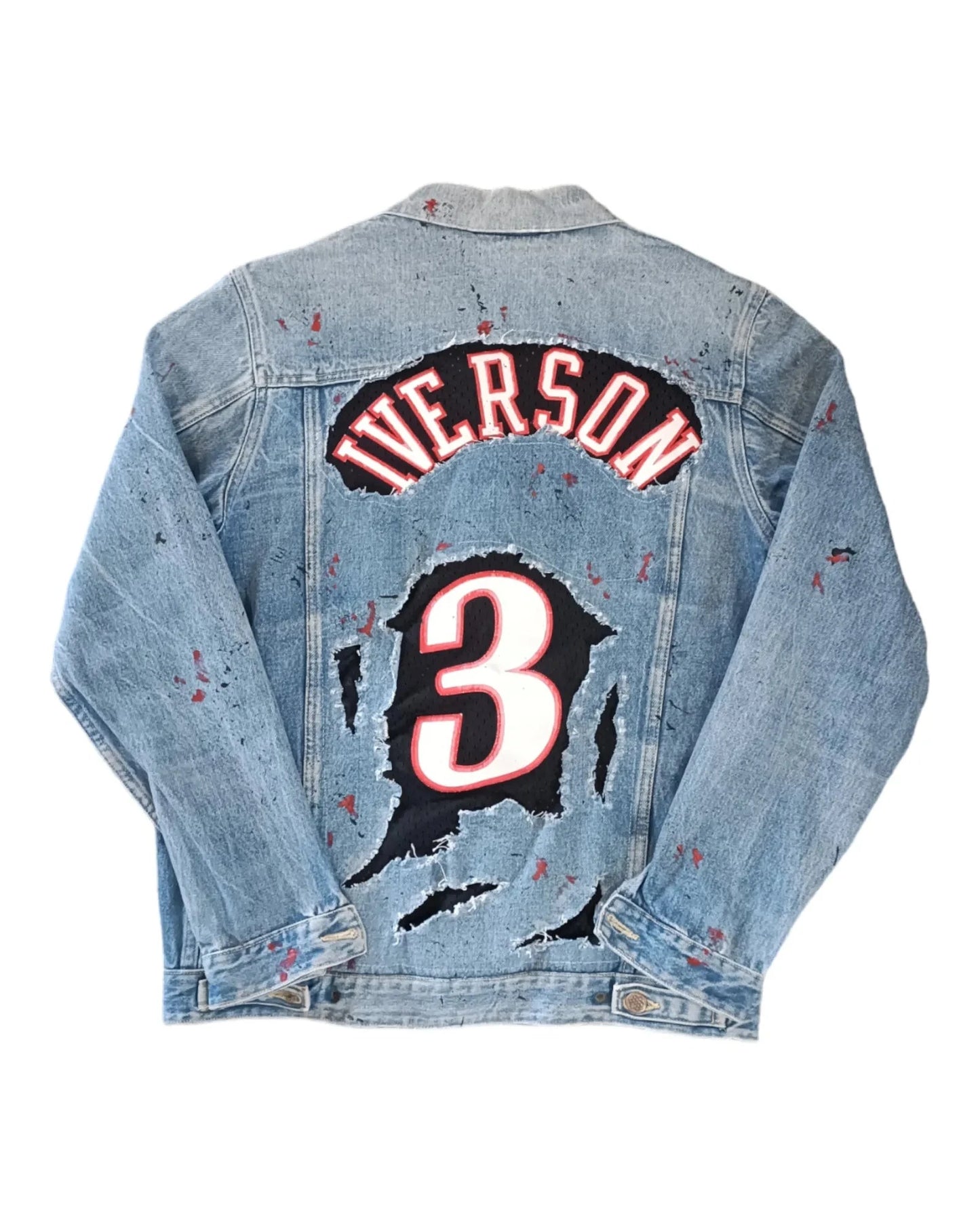 Veste upcycling Allen IVERSON NBA